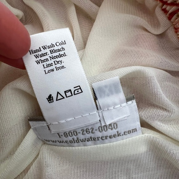 Coldwater Creek Vintage Pink Floral Maxi Skirt PXL Fairy Romantic Ruffle Cottage - Picture 8 of 12